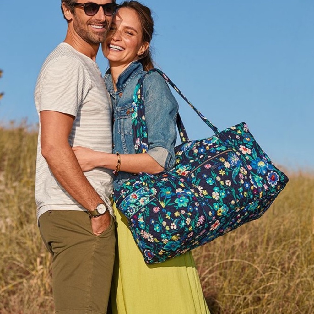 Vera Bradley Weekender Travel Bag - MOONLIGHT GARDEN